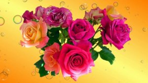 Футаж. Цветочный фон 234