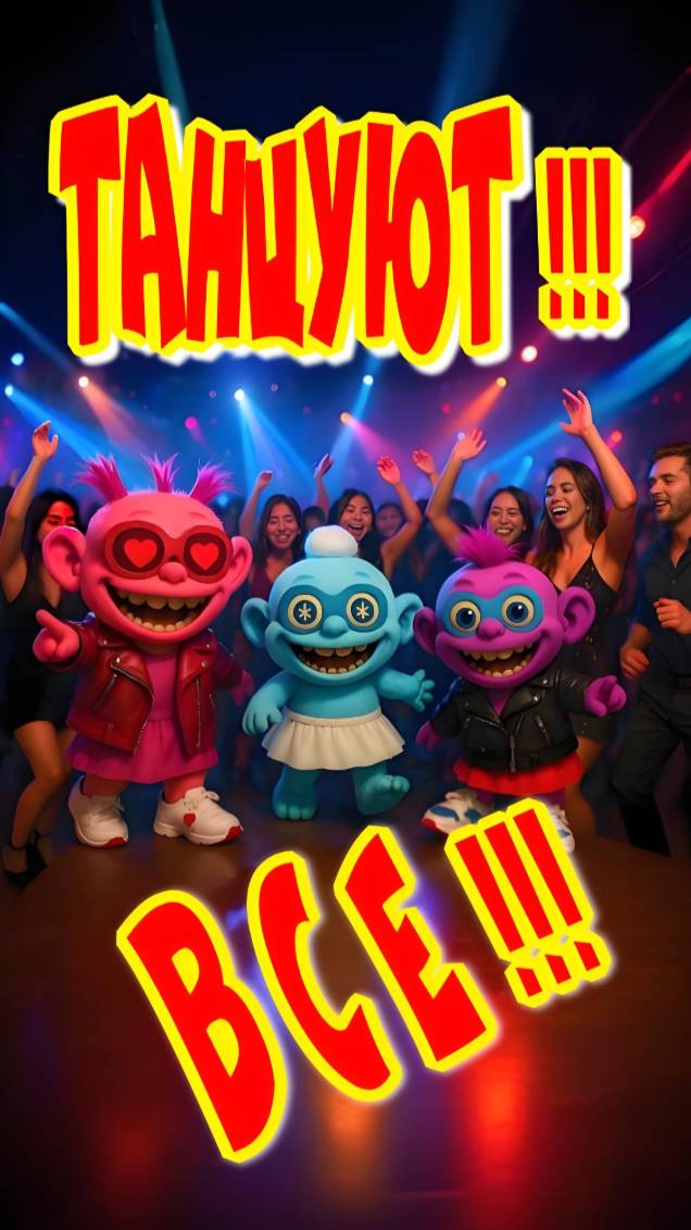 Танцуют все!!! (... Выходила на берег, Катюша...) смотреть онлайн