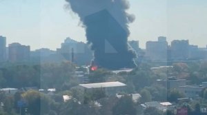 Крупный пожар вспыхнул в Балашихе