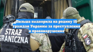 Польша выдворила на родину 15 граждан Украины за преступления и правонарушения