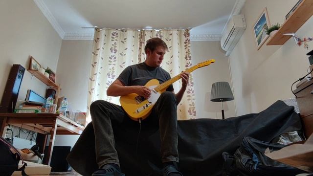 Обзор доработок и звука китайской реплики Fender Telecaster жёлтого цвета смотреть онлайн