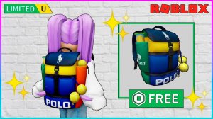 [ТУТОР] Как получить БЕСПЛАТНО Рюкзак Ralph Lauren (с рестоком) в Роблокс #roblox #роблокс #freeugc
