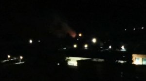 Вечерний вид из окна.