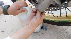 XRV750. How to change fork oil on honda xrv 750.