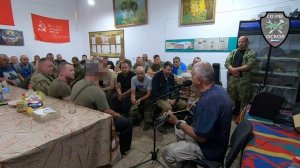 Заслуженный артист Республики Крым Владимир Мирза выступил в Специальном отряде «Оскол», ЛНР, СВО