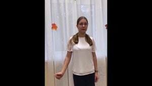 Сенотова Лидия, 15 лет. Н. М. Рубцов. "В горнице моей светло"