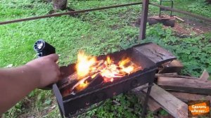 Как разжечь мангал.