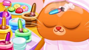 Bubbu игра. Котенок в спа салоне. #bubbu #игра #детям