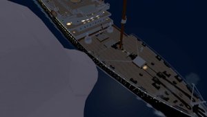 Титаник до - Титаник после в роблоксе