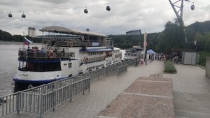 КОРАБЛЬ ОМ 349 ПРИБЫВАЕТ НА СТАНЦИЮ ВОРОБЬЁВЫ ГОРЫ