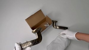 Ручка на раздельном основанииBASARA R07.026 AB(White box, No logo, 110кв.) (Бронза)
