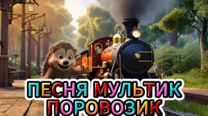 ПАРОВОЗИК. Мультик 3D - Песня для малышей.