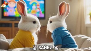 Зая и Зайчата 🐰🐇🐇 Веселые истории из жизни семейства зайчиков (22)