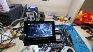 Ремонт материнской платы Asus Prime X570-P. Не включается, после неудачной установки видеокарты