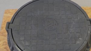 Полимер-песчаный люк ЛП-М 25т. Чёрный.