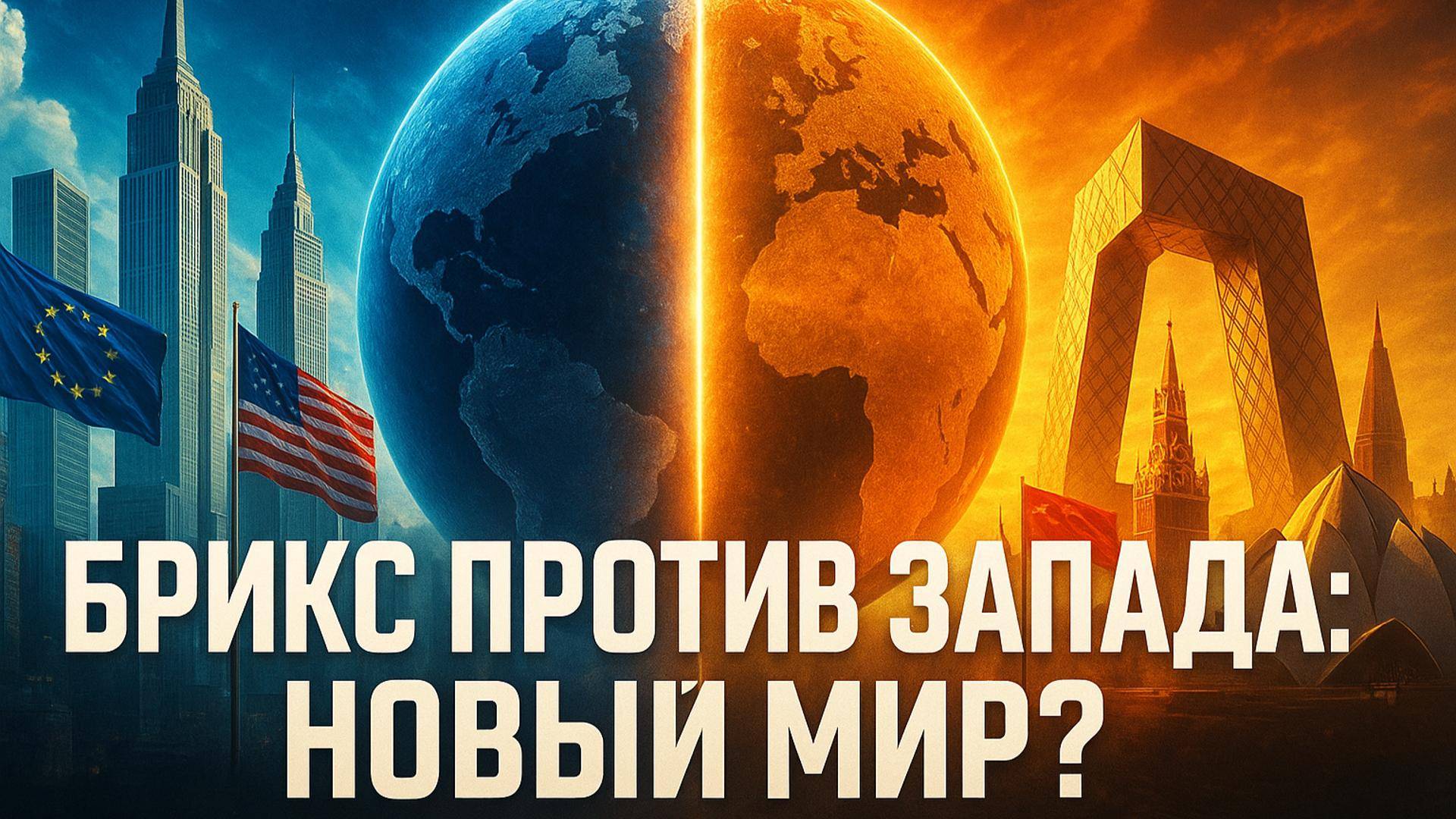 🌍 БРИКС против Запада: как изменится планета в борьбе гигантов