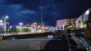 2025 08 28 Светомузыкальный Фонтан ⛲ В Новом Уренгое , Дата Открытия 22 . 08 . 2025 . Год