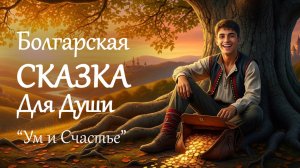 Болгарская сказка на ночь для взрослых "Ум и Счастье" | Сказка у камина поможет заснуть легко
