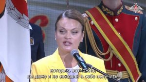 Анна Цивелева поздравила воспитанниц московского Пансиона МО РФ с Днем знаний