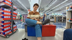 Приехали на ШОППИНГ в Мегу! Выбираю себе ОБУВЬ на осень! Купила ДОРОГУЩИЕ кроссовки себе и Вовану