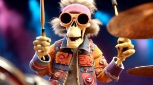 Bony Tunes - Bony Konnichiwa | Премьера клипа! (AI Animation) 🎸💀