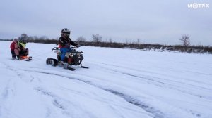 Детский снегоход Mini-Grizlik Snow - Тест-драйв