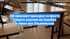 СК проводит проверку по факту смерти девочки на линейке в лицее под Ульяновском