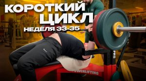 НЕДЕЛЯ 33-35 | ЖИМ ЛЕЖА | СПОРТИВНАЯ АДАПТОЛОГИЯ