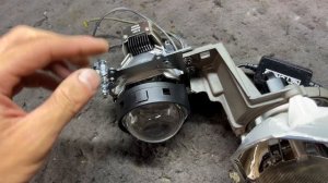 Kia Mohave - ремонт фар, замена линз, диодные Expression Drive