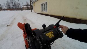 снегоуборщик husqvarna st 261e. Обзор. Отзыв из личного опыта использования.