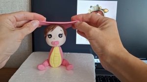 Фигурка из мастики_Декор торта_Дракончик