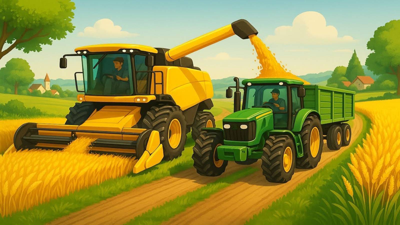 Мультики про фермерскую технику, мультфильмы про машинки и грузовики | Мультики Развивашки смотреть онлайн