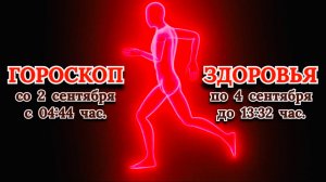 "ГОРОСКОП ЗДОРОВЬЯ со 2 по 4 СЕНТЯБРЯ 2025 года"!!!