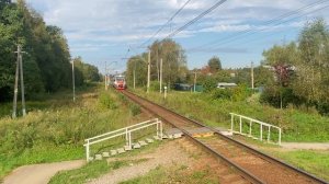 С ДНЁМ ЗНАНИЙ И 1 ДНЁМ ОСЕНИ! Электропоезд ЭП2Д-0064 пл.Хлюпино до ст.Лобня. 01.09.2025.