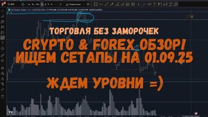 CRYPTO & FOREX Обзор на 01.09.25 - по форексу ждем коррекцию, а по крипте новые уровни!