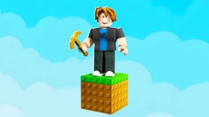 Играю в ОДИН БЛОК Roblox