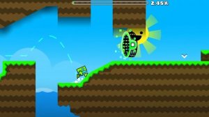 Geometry dash(гд) уровень который ты возможно искал . Название too kiD frIEndly