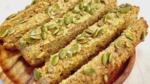 Полезный овсяный хлеб с льняным семенем!