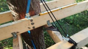 Строим Дом на дереве. Часть 1: "Монтаж опорного каркаса"