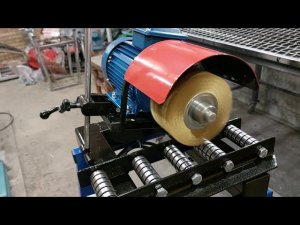 Как отправляем станки для зачистки профиля от ржавчины | Заказ на 380В