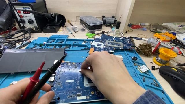 Ремонт ноутбука HP 15-db. Не включается смотреть онлайн