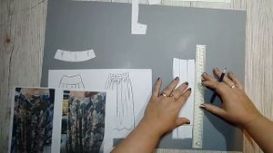 Моделирование. Брюки-юбка для любого размера. Выкройка № 416.