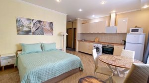 Апартамент студия с панорамой на горы. Жить в Горах.