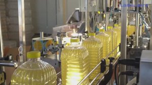 Маркировка растительного масла принтером-аппликатором Арни-Групп Н-ПР-02 согласно Честный Знак