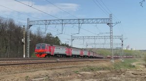 Электропоезда ЭД4М-0238 и ЭД4М-0303, перегон Москва-Сортировочная-Киевская - Очаково-I