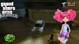 GTA SAN ANDREAS   Хоулин учиться вождению!