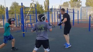 Бокс. Двое гоняют одного.👍👍👍