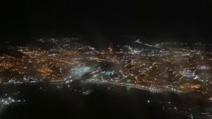 Заход на посадку ,Иркутск.