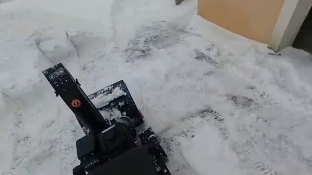 Снегоуборщик PATRIOT PRO 750, сможет ли он справиться с мокрым снегом？