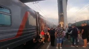 ВСТРЕЧА ПОЕЗДА С АРТИСТАМИ ИЗ МОСКВЫ. СТАНЦИЯ КОВЫЛКИНО. РЕСПУБЛИКА МОРДОВИЯ. 2 АВГУСТА 2025 ГОД.